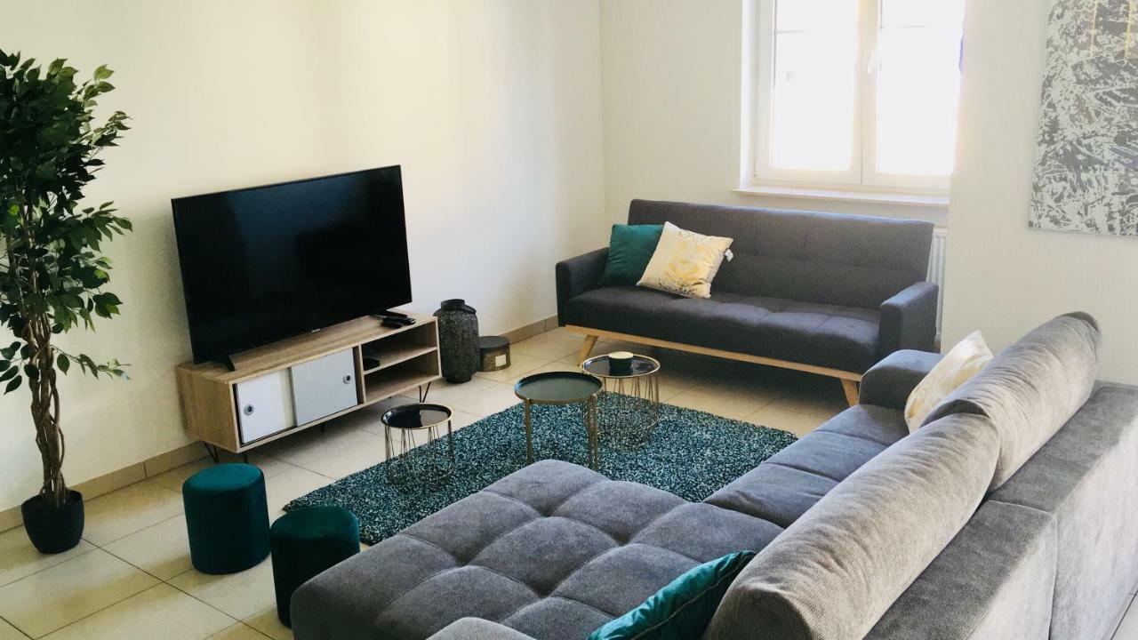 Appartement Art Deco 100m2 Flat 2 Min Walking From Train Station In Center, Free Parking And Terrace - 2b Luxemburg
